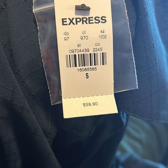 Express Portofino dark green blouse. Size Small /Slim New with tags - Picture 7 of 8